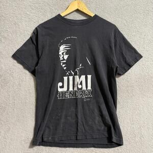 Vintage Jimi Hendrix Stone Free Graphic Tee Black Rock Men’s
